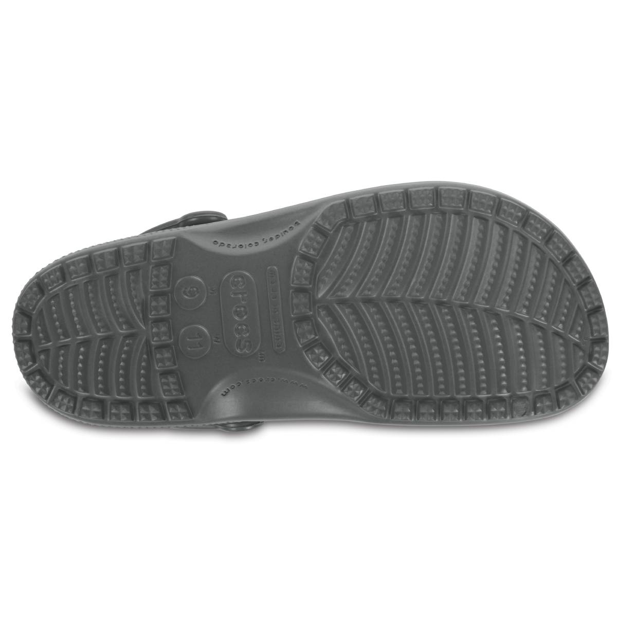 Crocs Classic Clog Ανατομικό Unisex Σαμπό Γκρι 0DA