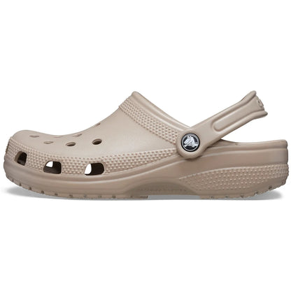 crocs classic clog πλάγια όψη εξωτερική πλευρά no2, taupe