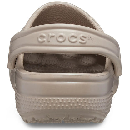 crocs classic clog πίσω όψη ζευγάρι,  taupe