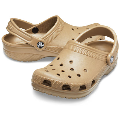 Crocs Classic Clog Ανατομικό Unisex Σαμπό Μπεζ 260