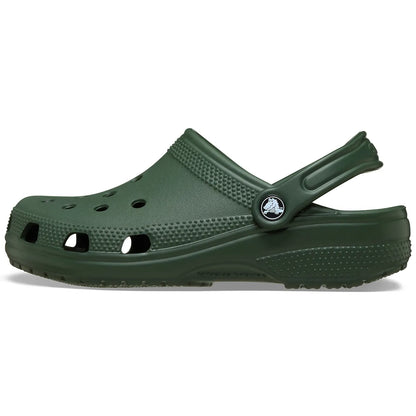 crocs classic clog πλάγια όψη εξωτερική πλευρά no2, πράσινο χρώμα