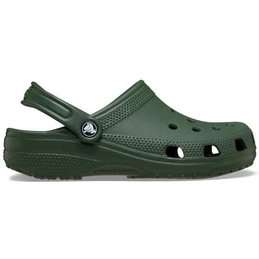 crocs classic clog πλάγια όψη εξωτερική πλευρά, πράσινο χρώμα