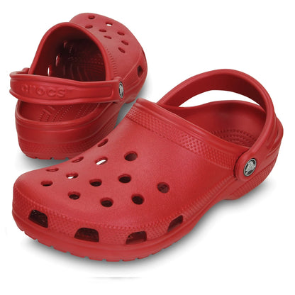 Crocs Classic Clog Unisex Ανατομικό Σαμπό Κόκκινο 6EN