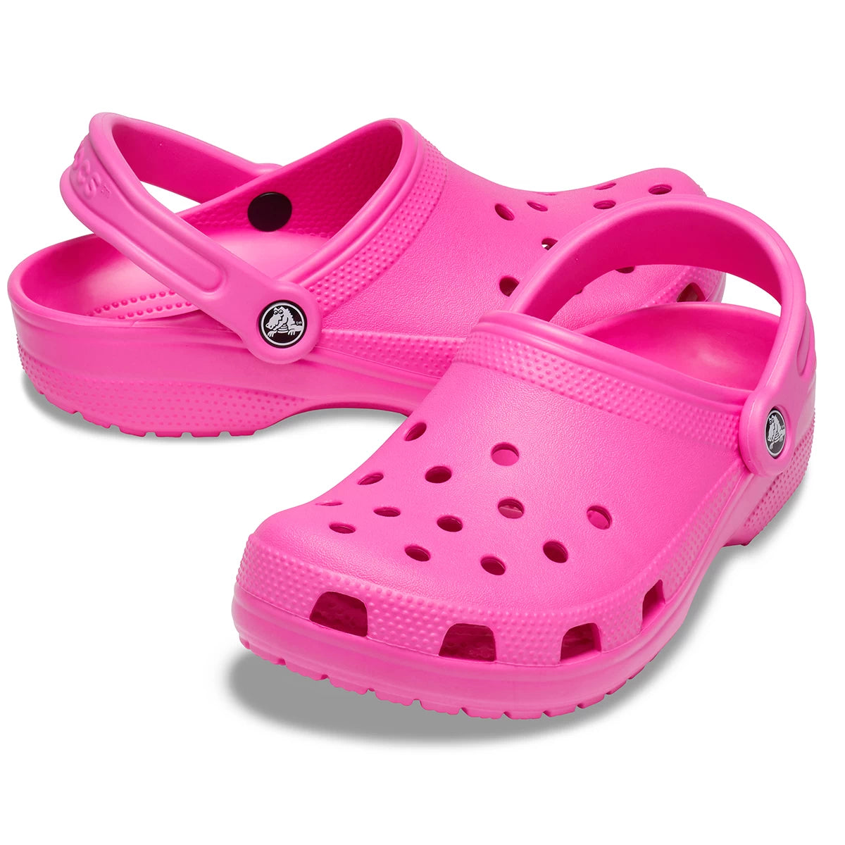 Crocs Classic Unisex Ανατομικό Σαμπό Vivid Pink 6QQ