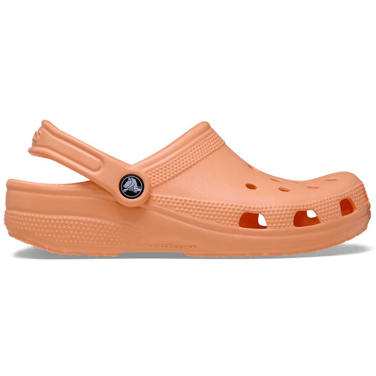 crocs classic clog πλάγια όψη εξωτερική πλευρά, electric sunstone
