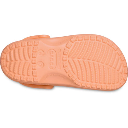 crocs classic clog κάτω όψη σόλας, electric sunstone