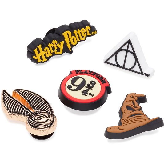 crocs jibbitz harry potter symbols 5 pack crocs αξεσουάρ πάνω όψη