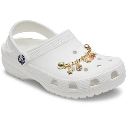 crocs jibbitz friendship bracelet chain μεταλλικό jibbitz σε clog
