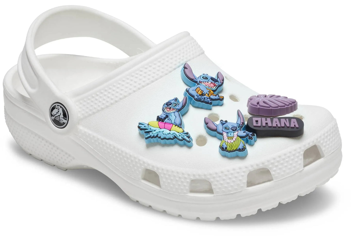 crocs jibbitz stitch tropical 5 pack σε clog τοποθέτηση