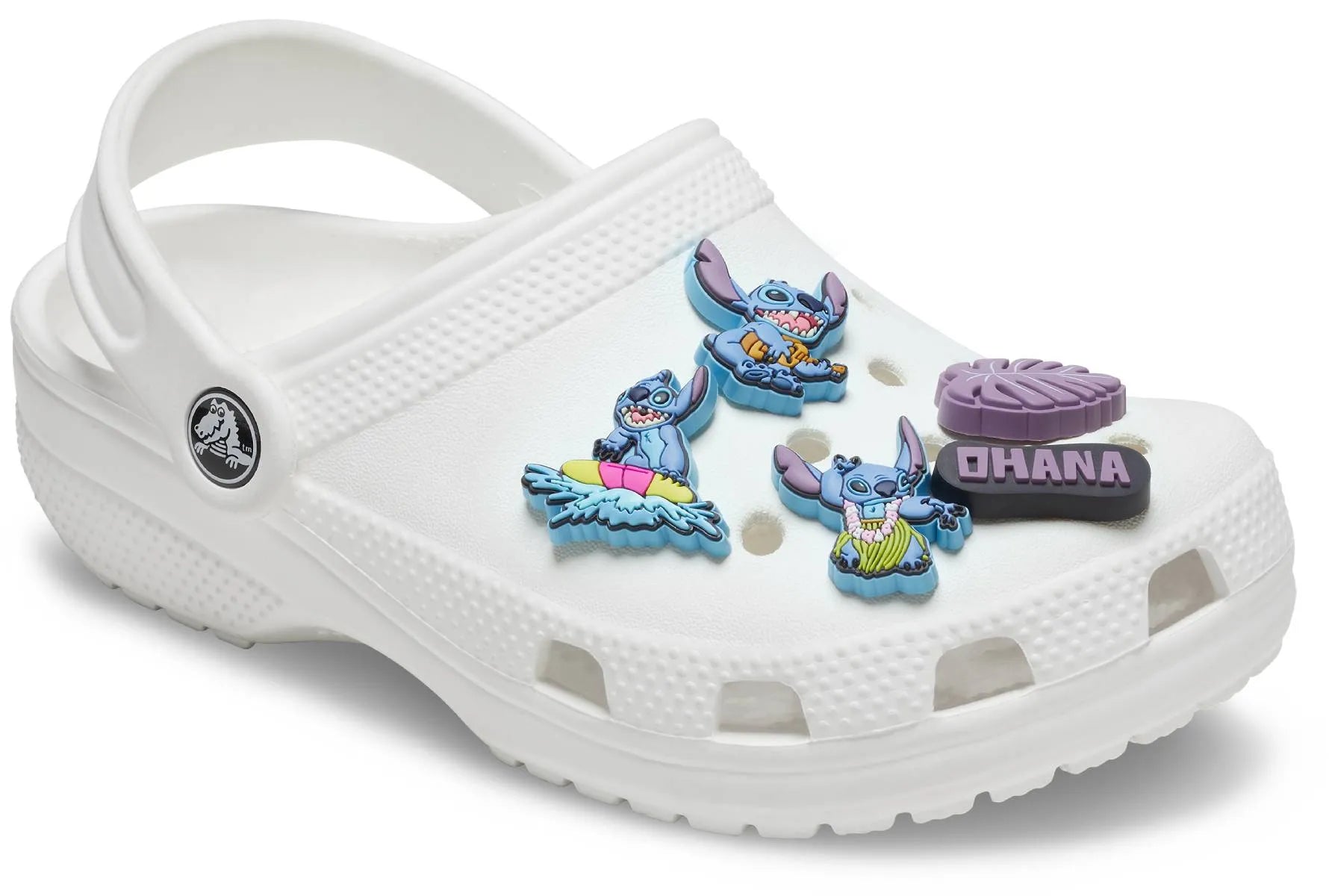crocs jibbitz stitch tropical 5 pack σε clog τοποθέτηση
