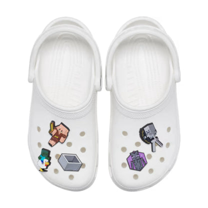 crocs jibbitz minecraft 5 pack σε clog τοποθέτηση