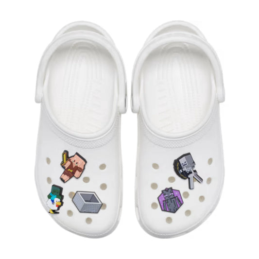 crocs jibbitz minecraft 5 pack σε clog τοποθέτηση