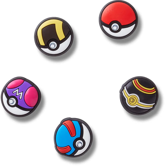crocs jibbitz poke ball 5 pack crocs αξεσουάρ πάνω όψη
