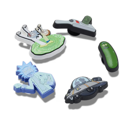crocs jibbitz rick and morty 5 pack crocs αξεσουάρ πάνω όψη