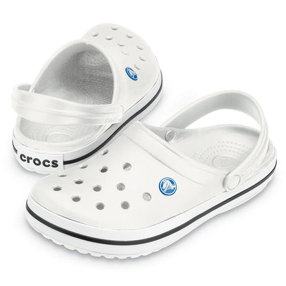 crocs crocband clog όψη 3/4 εσωτερική πλευρά, χρώμα λεύκο