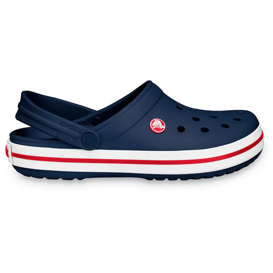 crocs crocband clog πλάγια όψη εξωτερική πλευρά, χρώμα navy