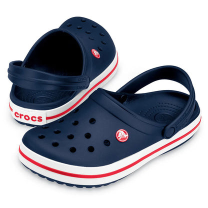 crocs crocband clog όψη 3/4 εσωτερική πλευρά, χρώμα navy