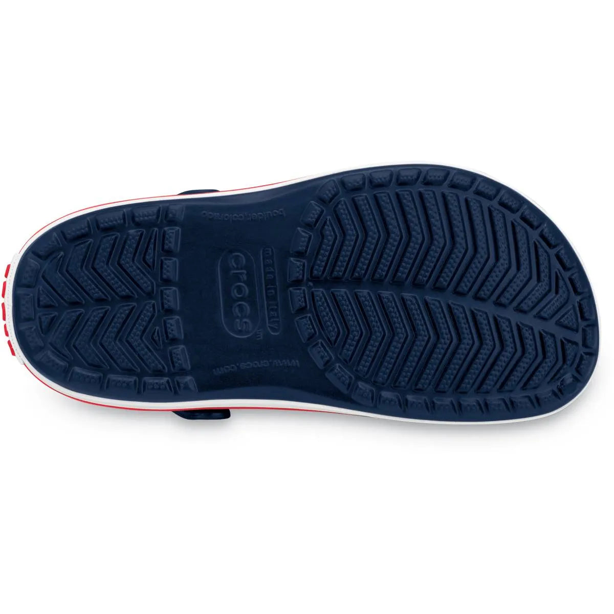 crocs crocband clog κάτω όψη σόλας, χρώμα navy