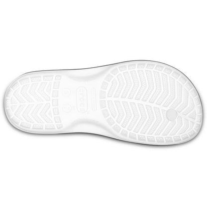 Crocs Crocband Flip Unisex Ανατομική Σαγιονάρα Λευκή 100