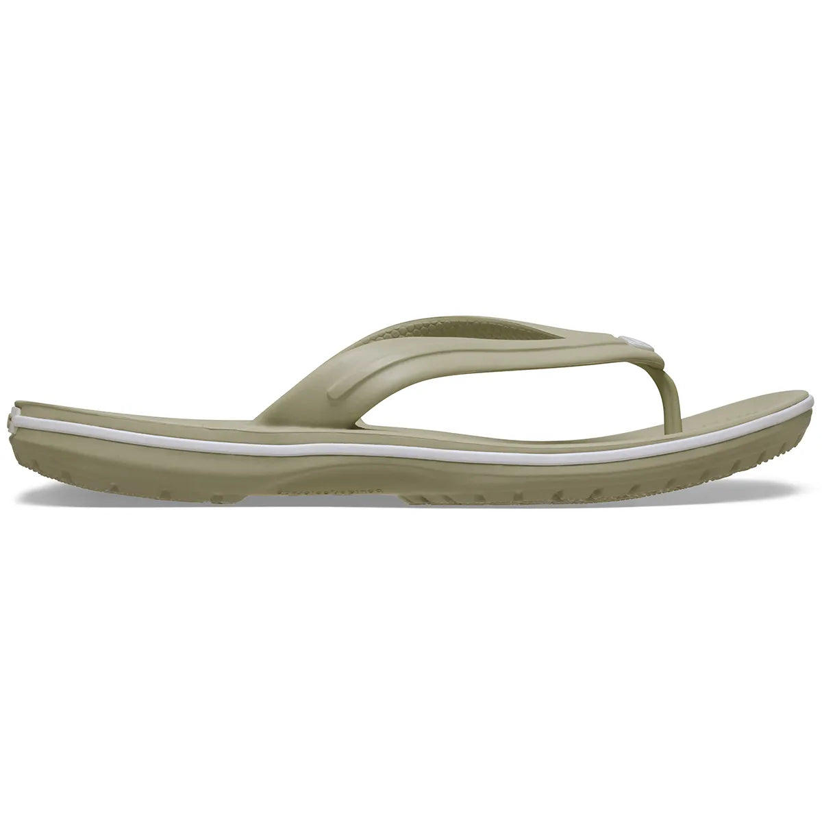 Crocs Crocband Flip μπεζ πλάγια έξω