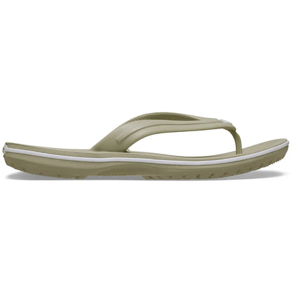 Crocs Crocband Flip μπεζ πλάγια έξω