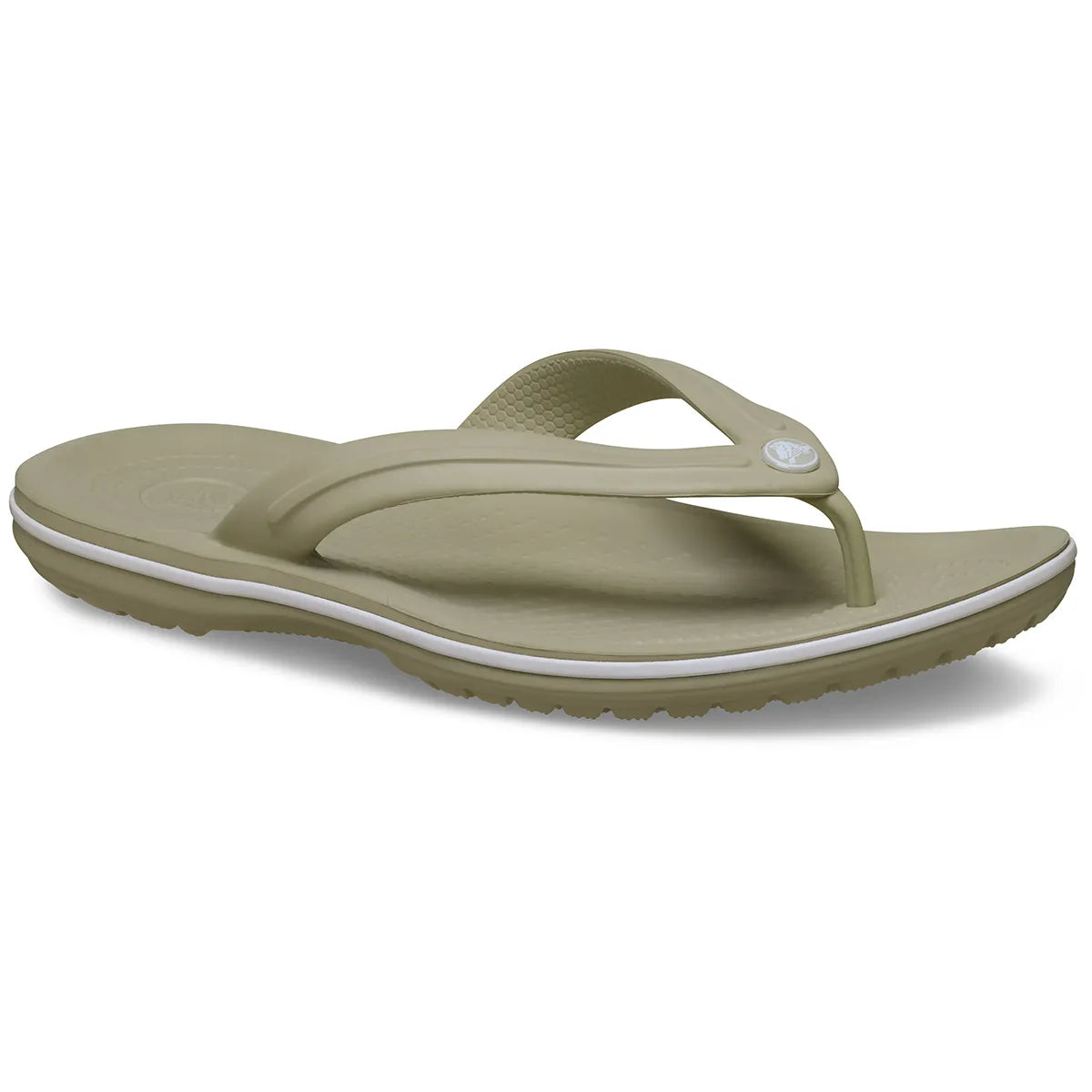 Crocs Crocband Flip μπεζ 3/4 έξω