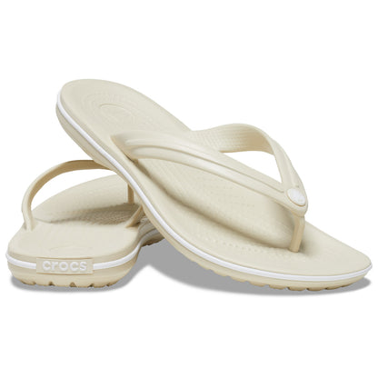 Crocs Crocband Flip Unisex Ανατομική Σαγιονάρα Μπεζ