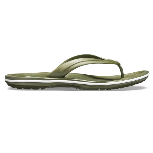 Crocs Crocband Flip Unisex Ανατομική Σαγιονάρα Λαδί