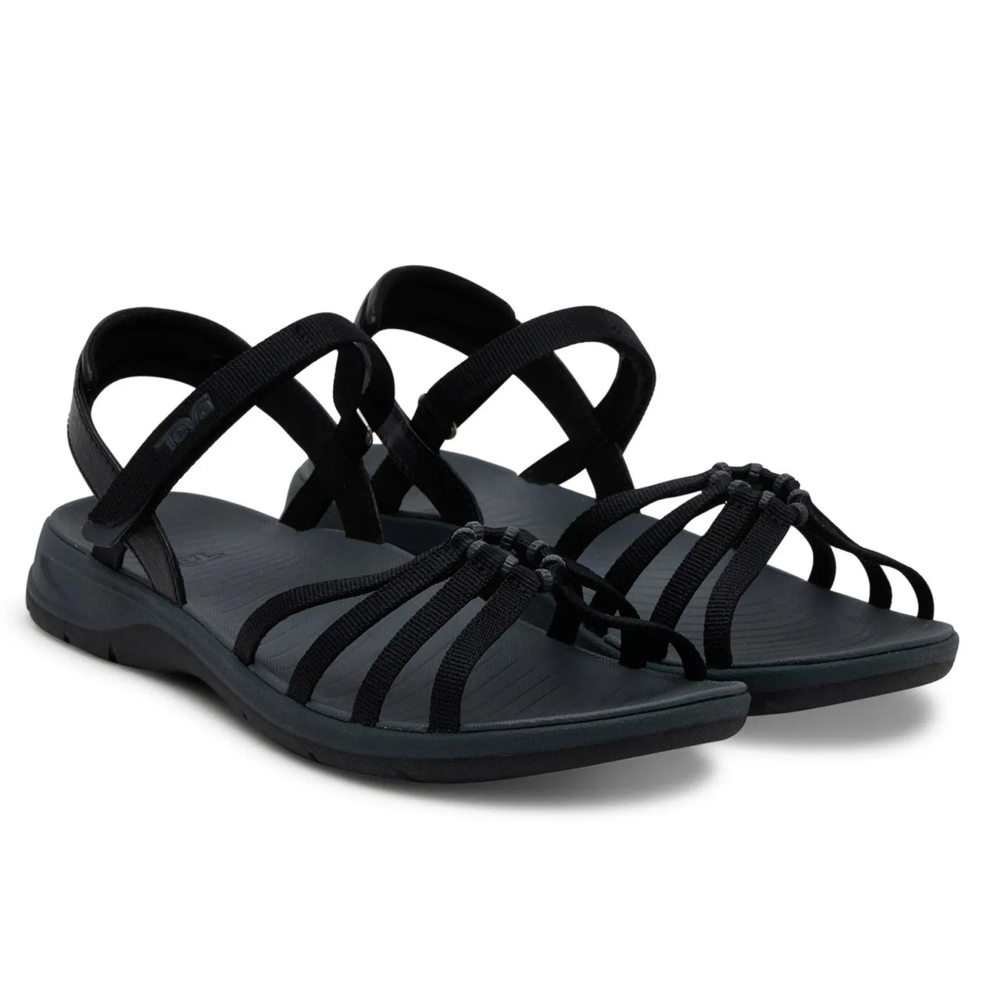 teva tirra traveler blk γυναικεία σανδάλια όψη 3/4 εξωτερική πλευρά