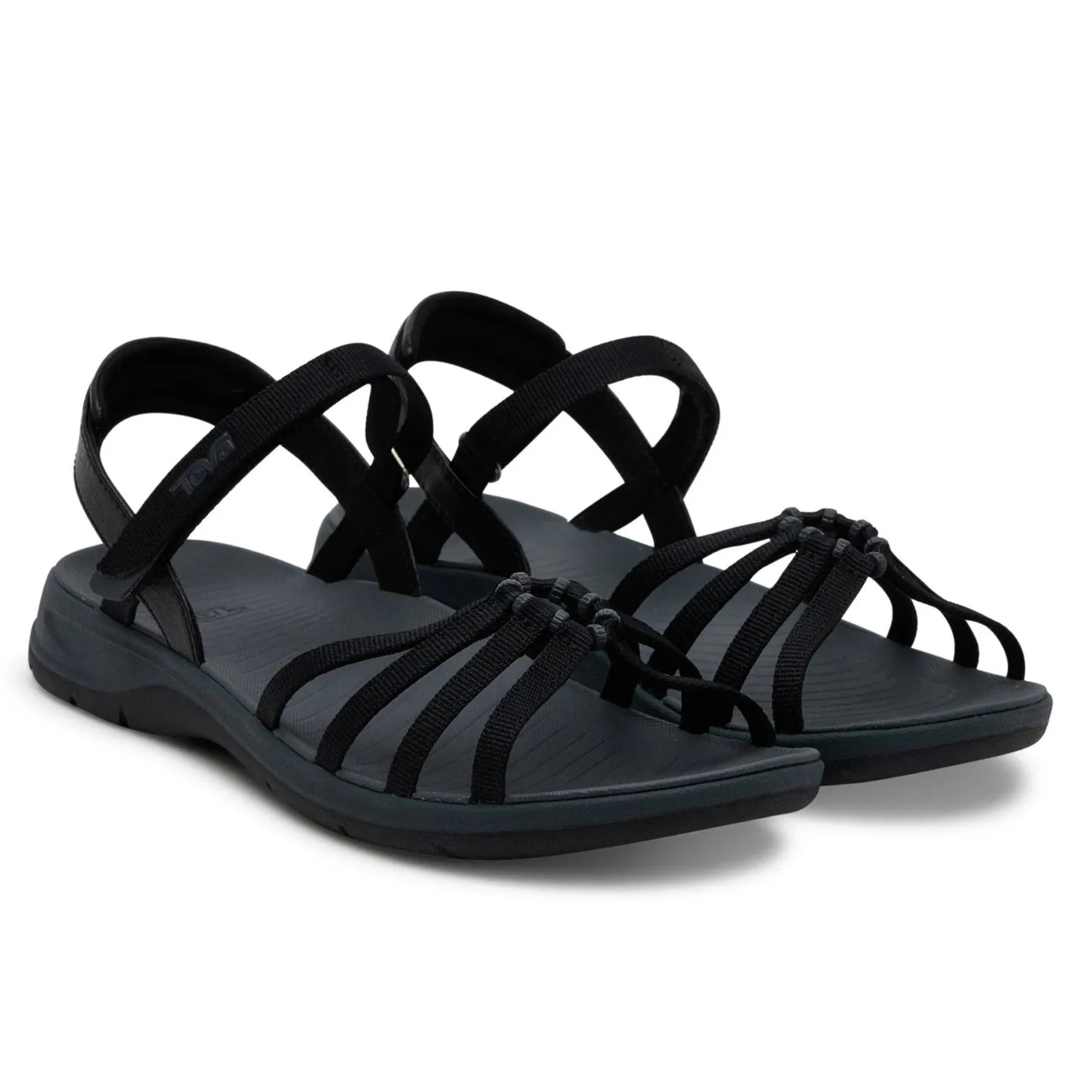 teva tirra traveler blk γυναικεία σανδάλια όψη 3/4 εξωτερική πλευρά