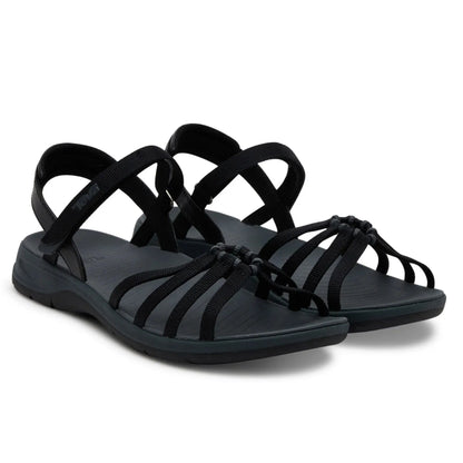 teva tirra traveler blk γυναικεία σανδάλια όψη 3/4 εξωτερική πλευρά