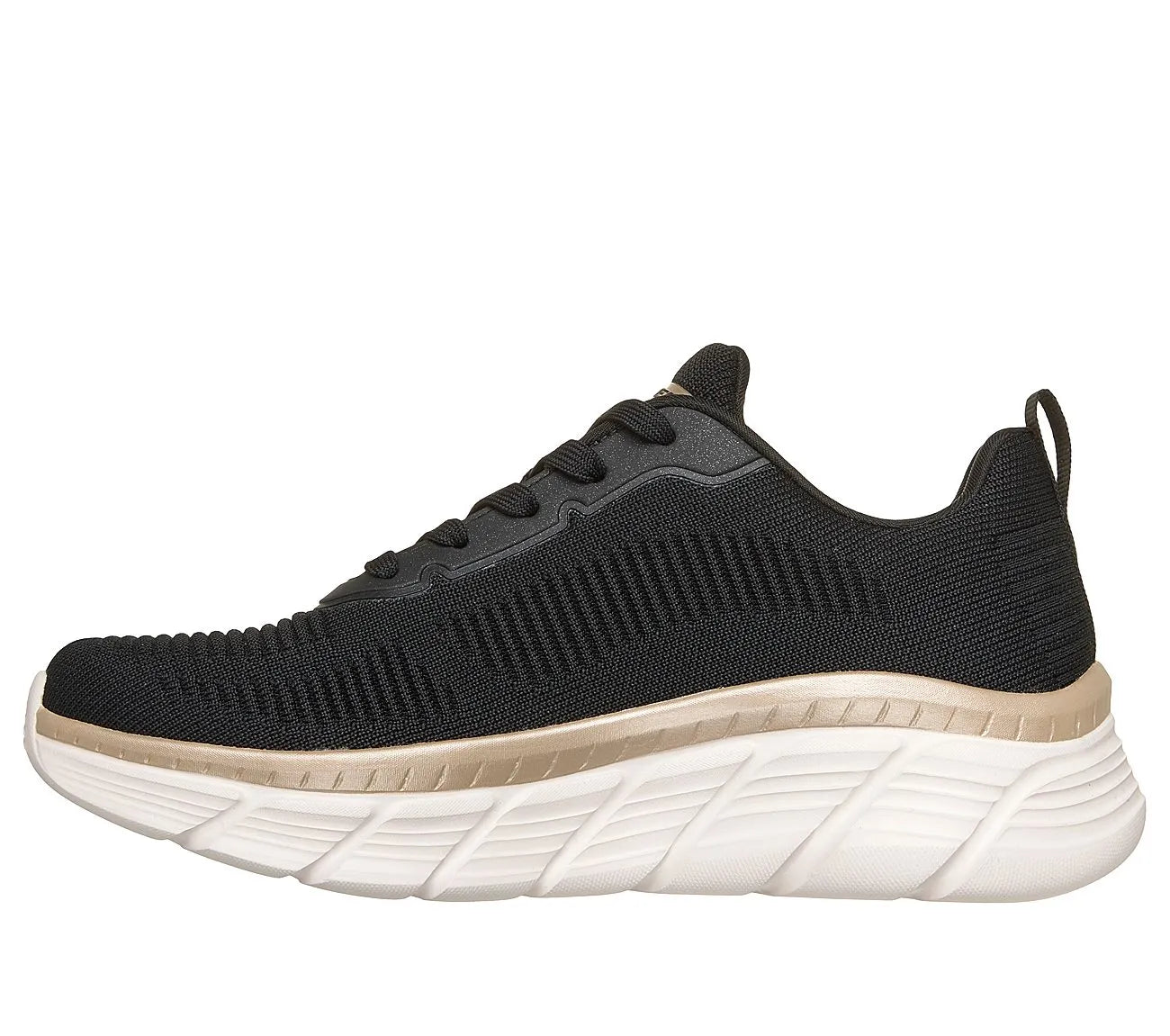 Skechers BOBS B Flex Hi – Flying Hi Γυναικείο Αθλητικό Μαύρο Χρυσό