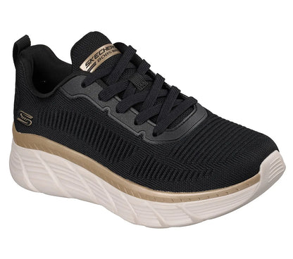 Skechers BOBS B Flex Hi – Flying Hi Γυναικείο Αθλητικό Μαύρο Χρυσό