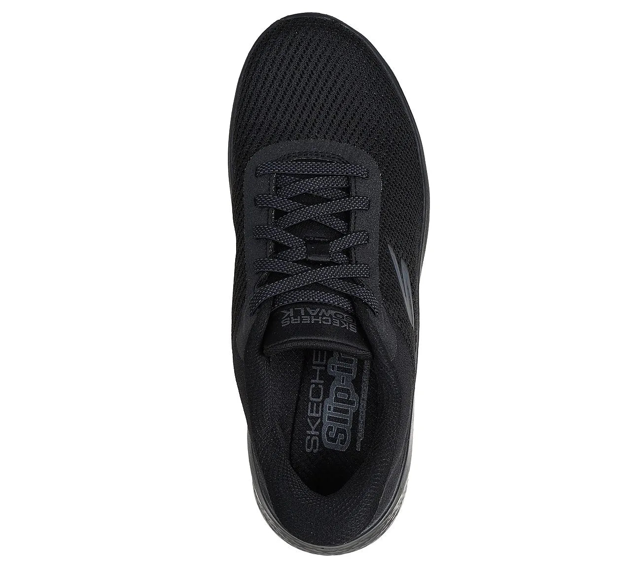 skechers go walk flex carla slip ins πάνω όψη , μαύρο χρώμα