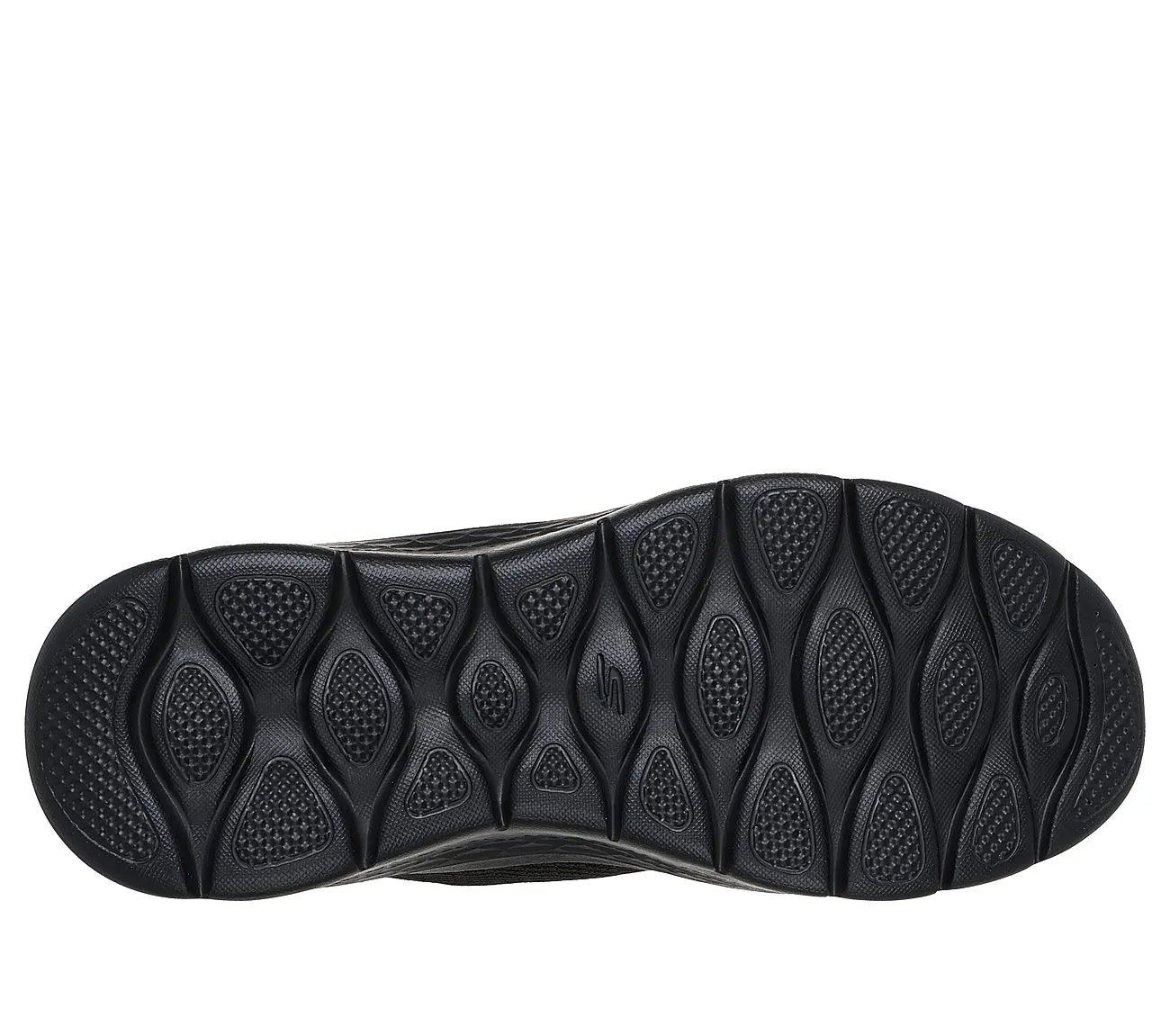 skechers go walk flex carla slip ins κάτω όψη σόλας, μαύρο χρώμα