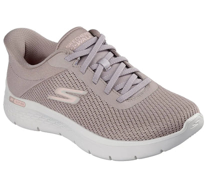 Skechers Go Walk Carla Γυναικεία Slip-ins Αθλητικά Taupe