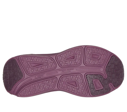 Skechers Max Cushioning Endeavour 129470-BURG Burgundy γυναικεία sneakers κάτω όψη σόλας