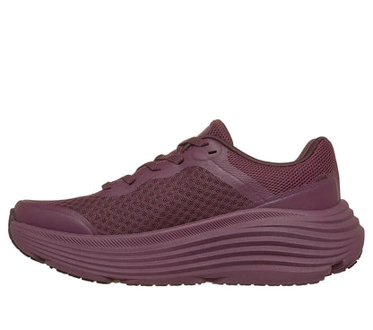 Skechers Max Cushioning Endeavour 129470-BURG Burgundy γυναικεία sneakers πλάγια μέσα