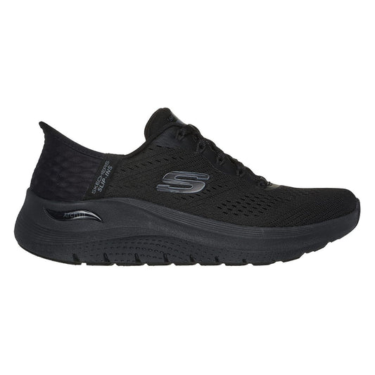 Skechers Arch Fit 2.0 - Easy Chic Γυναικεία Slip-ins Παπούτσια με Υποστήριξη Καμάρας Μαύρα