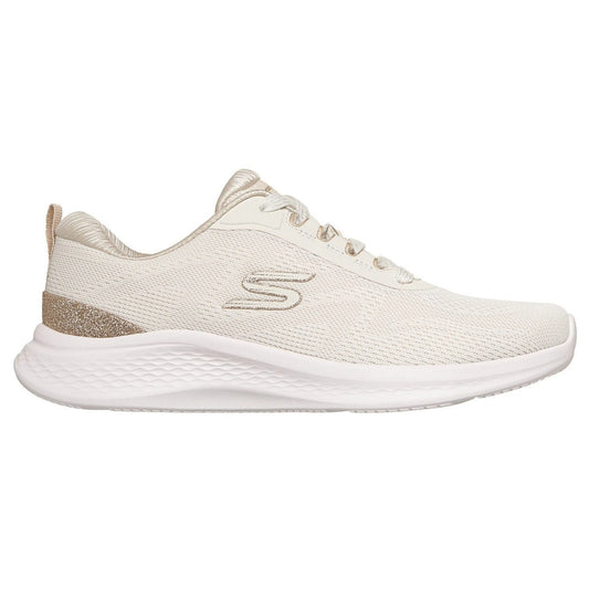 skechers skech lite pro 2.0 brilliant shimmer πλάγια όψη εξωτερική πλευρά, μπεζ/χρυσό