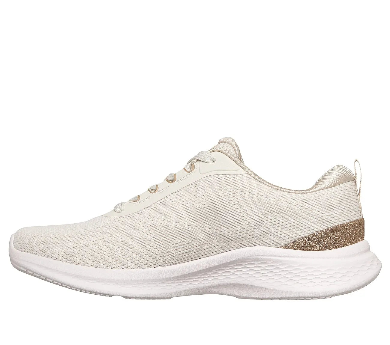 skechers skech lite pro 2.0 brilliant shimmer πλάγια όψη εσωτερική πλευρά, μπεζ/χρυσό
