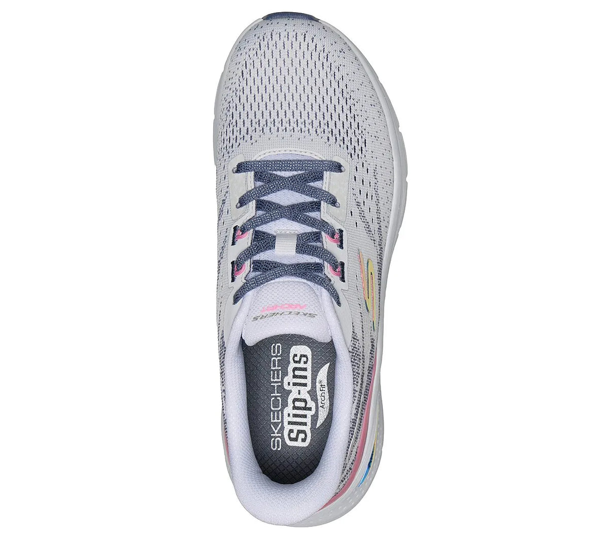 Skechers Slip-ins Arch Fit 3.0 150881-WMLT White/Multi γυναικεία sneakers πάνω όψη