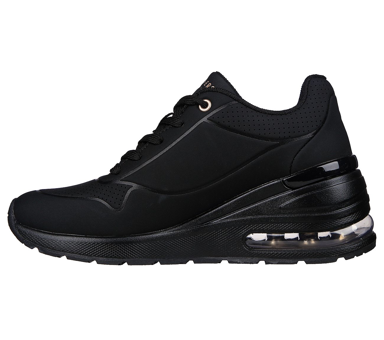 Skechers Million Air Elevated Air 155401-BBK γυναικεία sneakers πλάγια μέσα