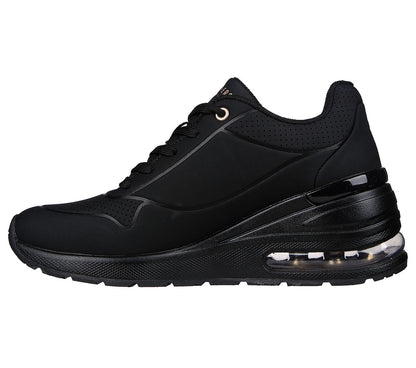 Skechers Million Air Elevated Air 155401-BBK γυναικεία sneakers πλάγια μέσα