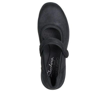 Skechers Arya - Always Rising Γυναικείο Μπαλαρινάκι Μαύρο