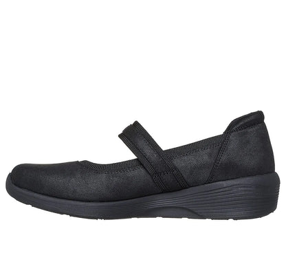 Skechers Arya - Always Rising Γυναικείο Μπαλαρινάκι Μαύρο