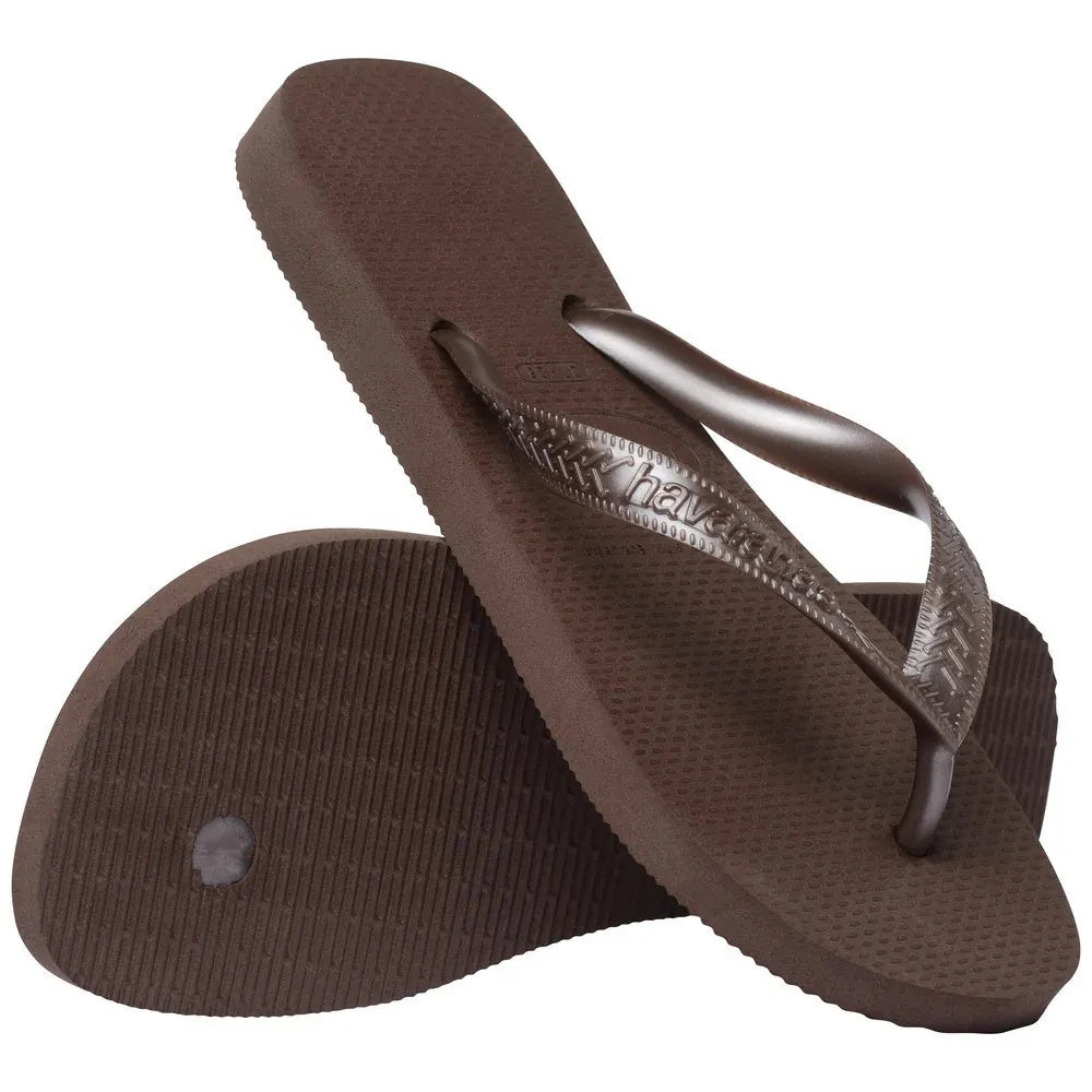 Havaianas Top Tiras FC Dark Brown Γυναικείες Σαγιονάρες