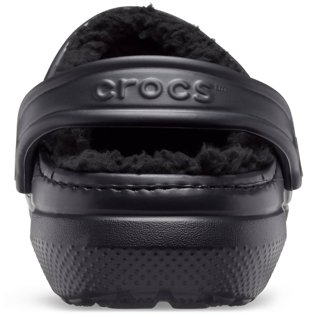 Crocs Classic Lined Clog Unisex Ανατομικό Σαμπό Με Γούνα Μαύρο 060