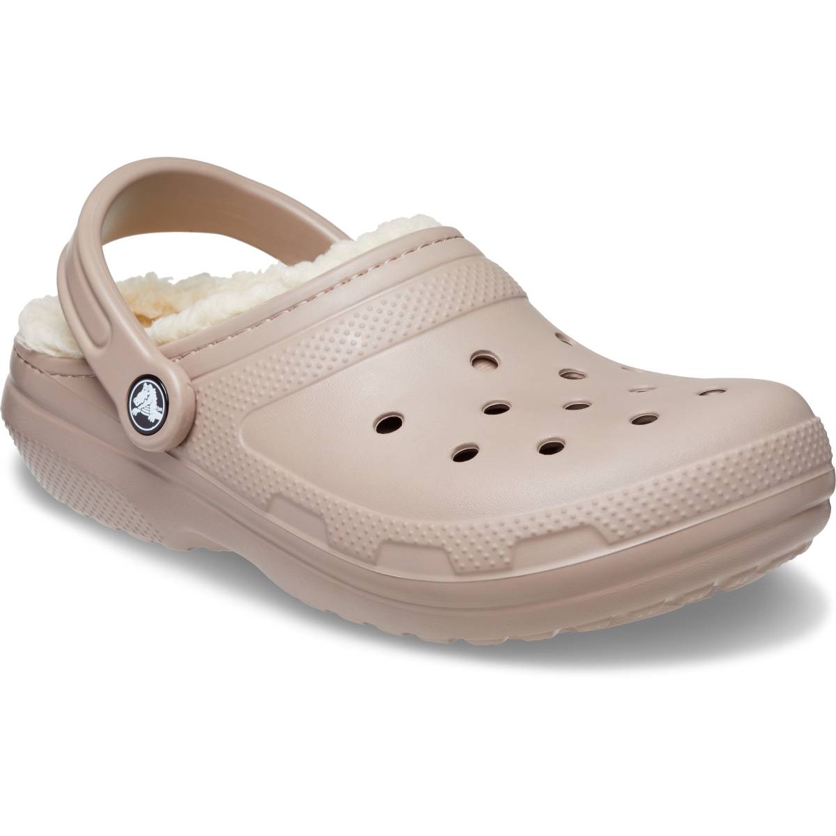 Crocs Classic Lined Clog Unisex Ανατομικό Σαμπό Μπεζ Με Γούνα 2ΥΒ