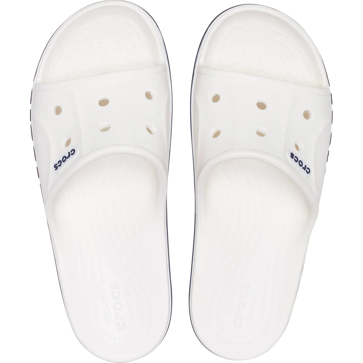 crocs bayaband slide πάνω όψη ζευγάρι, Χρώμα White/Navy